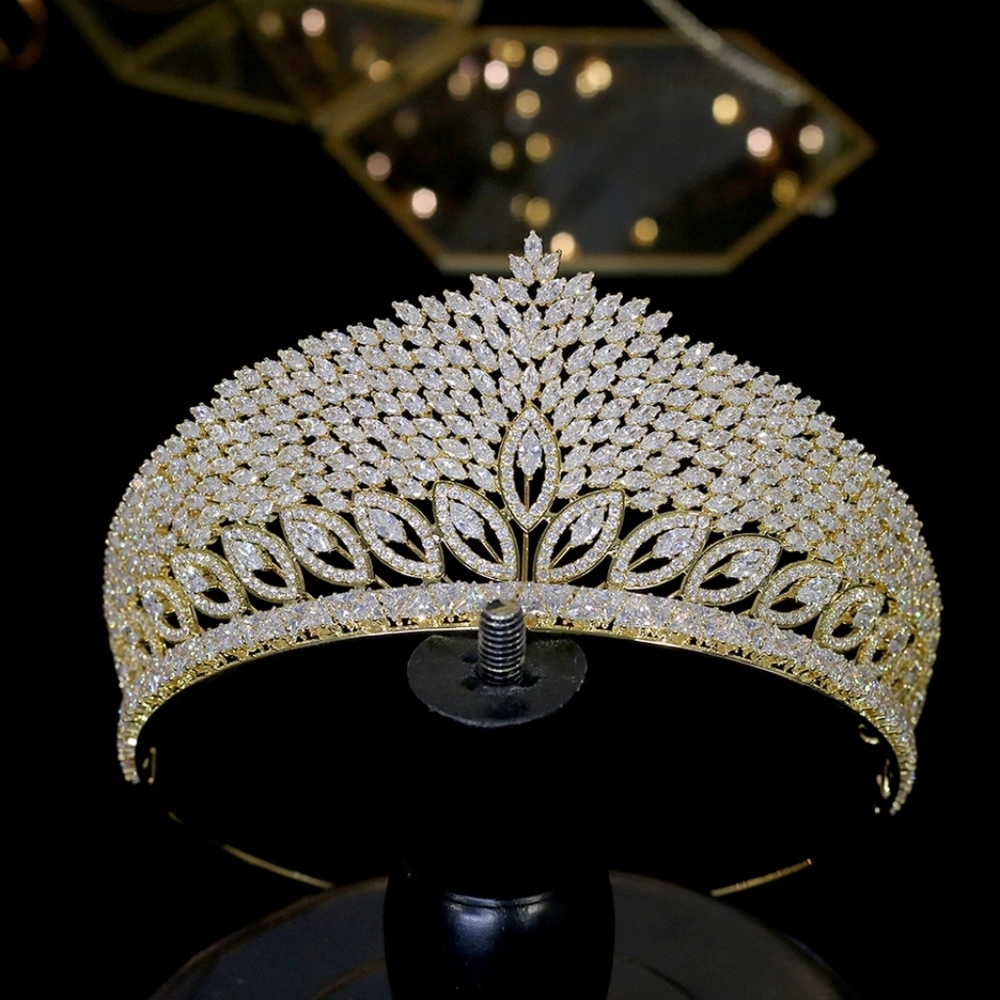 Swarovski crystals crown tiara
